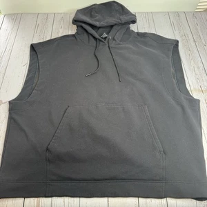 Felpa con cappuccio senza maniche Athleta Retroplush Cocoon da donna taglia 2X nera - Foto 1 di 10
