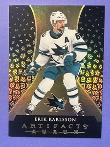 2023-24 Upper Deck Artifacts Aurum #A-14 Erik Karlsson Unscratched Bounty Sharks - Picture 1 of 2