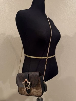 Bandolera COACH Gemma en lona bloqueada con hebilla de estrella nueva sin etiquetas ⭐️ Foto 1 de 4