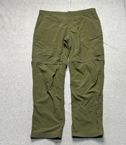 REI Co-op Sahara Convertible Pants Mens 40 X 32 Green Cargo Relaxed Fit Stretch - Picture 1 of 12
