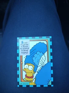 1994 Skybox The Simpsons Marge's Guide to Glamour Smell-O-Rama #1 - Picture 1 of 2