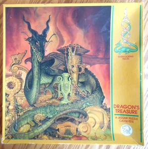 NEW/SEALED  American Publishing "Dragon's Treasure" 1000 pc Jigsaw Puzzle  23x29 - Picture 1 of 4