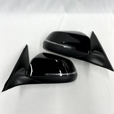 Juego de espejos retrovisores de coche F10 F18 para BMW Serie 5 520i 525i 530i 535i negro Foto 1 de 4