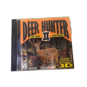 Deer Hunter II 2 The Hunt Continues Hunting PC Video Game 1998 Wizard Works NEW - Picture 1 of 3