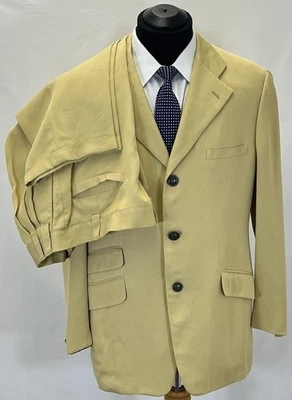 GIANNI VERSACE Vintage Exclusive Italian Men's Designer Business Suit SZ 46 R - Image 1 of 4