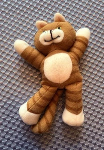 Vintage 1985 Avon Mini Carmichael 5” Plush Orange Tabby Stuffed Cat - Picture 1 of 4