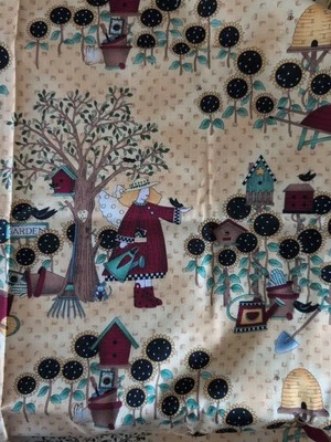 Debbie Mumm - Sunflower Angel - Cotton Fabric - Image 1 of 4