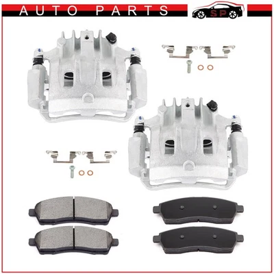 Pinzas de freno traseras y pastillas de cerámica para Ford F-250 F-350 Super Duty 1999-2004 Foto 1 de 4