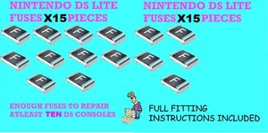NINTENDO DS & DS LITE REPAIR FUSES X15 SPARES FAULTY - Picture 1 of 1