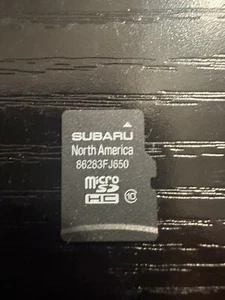 Subaru Impreza/Legacy/Outback 2016 Factory NAV Navigation Map SD Card 86283AL68A - Picture 1 of 3