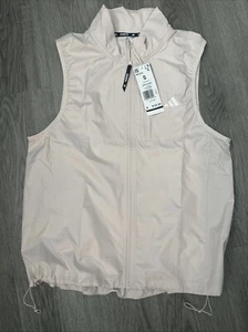 Adidas "Own The Run" Damen Laufweste Rosa Oberteil Windabweisend Jacke. Neu mit Etikett - Bild 1 von 13