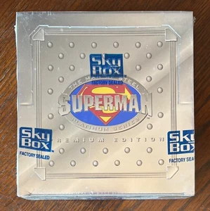 SUPERMAN PLATINUM EDITION TRADING CARDS 1994 SkyBox FACTORY SEALED BOX 24 PACKS - Bild 1 von 7