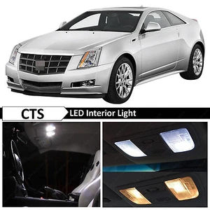 16x White Interior LED Lights Package Kit for 2008-2013 Cadillac CTS - Picture 1 of 1