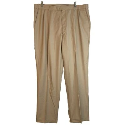 Pantalones de vestir Linea Naturale beige para hombre talla 42x33 Foto 1 de 4