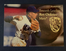 Rey Ordonez 1996 Fleer Baseball Smooth Leather #8 New York Mets