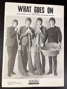The Beatles "What Goes On" 1965 Sonora Noten (Skandinavien) - 3509 - Bild 1 von 4