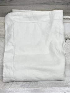 Hotel Collection Linen Blend King Pillow Sham White New out of package - Picture 1 of 5
