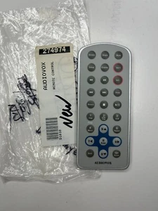 Audiovox D1810 Portable DVD Player Remote Control, Gray - OEM NOS Part - Picture 1 of 2