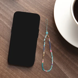 Phone Hanging Decor Beaded Phone Strap Anti Lost Wristband Beaded Phone Pendant - Zdjęcie 1 z 9