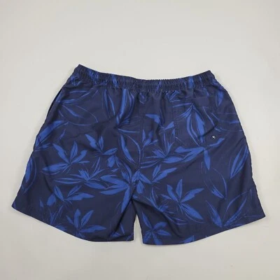 Pantalones Cortos Michael Kors Para Hombre XL Bañador Logo Bolsillos Logo Floral Azul Foto 1 de 4