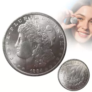 1884 CC Morgan Silver Dollar Carson City Uncirculated - Picture 1 of 12