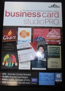 Summitsoft Business Card Studio Pro Disc & Download - Picture 1 of 1