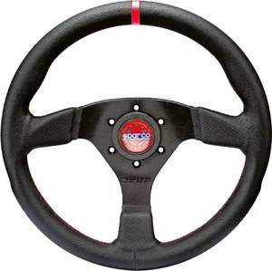 SPARCO CHAMPION Streering wheel, dia 330mm leather black - Picture 1 of 1