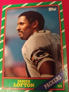 1986 Topps James Lofton #218 Green Bay Packers - Picture 1 of 2