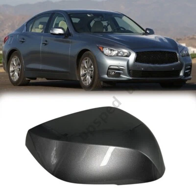 Cubierta de tapa de espejo retrovisor lateral derecho gris para Infiniti Q50 Q60 Q70 QX30 2014-21 Foto 1 de 4