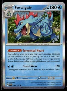 Pokemon SV05: Temporal Forces Feraligatr 041/162 Holo SJ - Picture 1 of 2