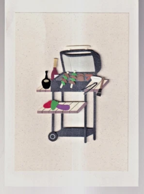 PAPYRUS FATHER'S DAY CARD KING OF THE GRILL (MSRP $5.95 NEW IN PKG){P21} - Image 1 of 3