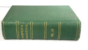 Antique Harper's Magazine Monthly Volume 110 Bound Book December 1904 - May 1905 - Picture 1 of 11