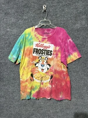 Camiseta manga corta Kelloggs Frosted Flakes Tony The Tiger Tie Dye adulto hombre Foto 1 de 4
