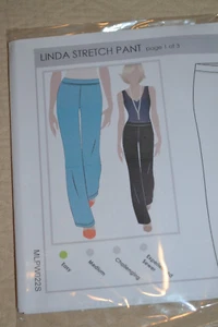 Style Arc MLPW022S sewing pattern, womens Linda Stretch Pant, size 4-16 - Picture 1 of 3