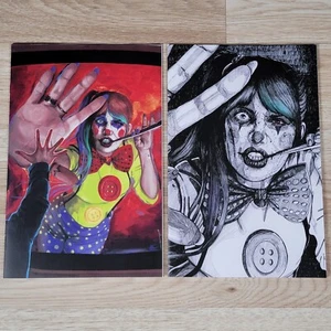 Cancelled #1 Virgin Color / Black White Variant Ingrid Gala ComicTom101 Set of 2 - Picture 1 of 15