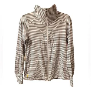 LOLE STRIPED ACTIVE JACKET WOMENS SIZE LARGE - Picture 1 of 5