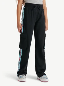 Girls Ring Pop Bazooka Collab Cargo Straight Leg Pant, Sizes XS-XLP - Picture 1 of 12