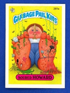 1987 Topps Garbage Pail Kids Series 7  # 281a Soured Howard - Picture 1 of 2