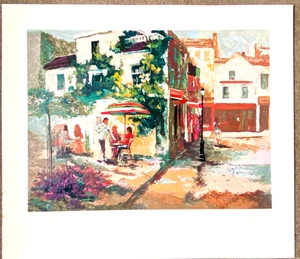 MARK KING 1990 Montmartre SERIGRAPH MARTIN LAWRENCE MILE LIMITED EDITIONS PARIS - Picture 1 of 6