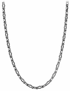 LINKS OF LONDON Catena Uomo Elementi Acciaio Classica Rettangolare NUOVA RRP150 - Foto 1 di 2