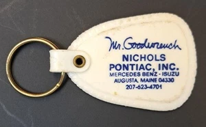 Augusta Maine Nichols Pontiac Mercedes Benz Isuzu Car Dealer Keychain Key Ring - Picture 1 of 2