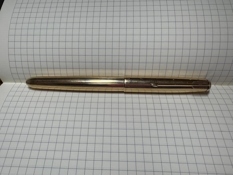 Parker 51 Aeromatic Signet Gold Filled 14K- 1950 - Vintage  - Image 1 of 4