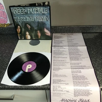 LP VINYL DEEP PURPLE MACHINE HEAD TPSA 7504 UK 1ST PRESS 1972 EX+/EX+ SUPER COPY - Image 1 of 4