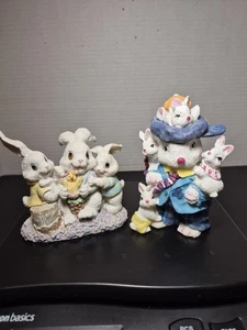 Easter bunny figurine Ceramic and Resin - Picture 1 of 9