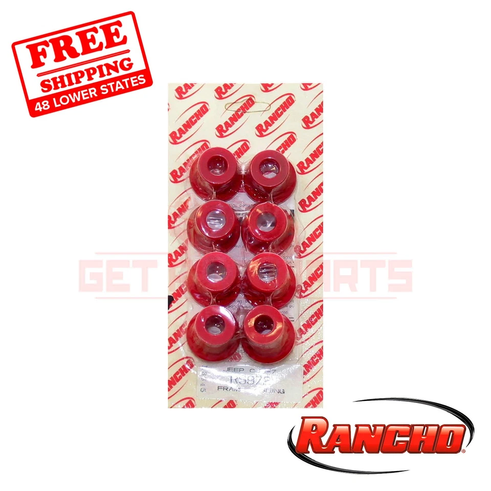 Передняя и задняя листовые пружинные втулки Rancho 1976-83 для Jeep CJ5 - Изображение 1 из 2