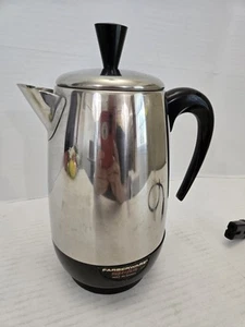 Farberware Superfast Coffee Percolator #138B Electric 2-8 Cup USA FREE SHIP - Picture 1 of 9