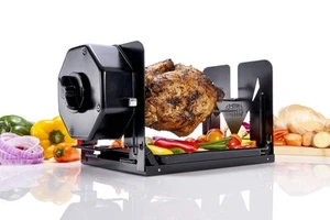 Cordless Universal Rotisserie Kit for Grills Ovens and Smokers - Non-Electric... - Picture 1 of 9