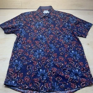 Camicia uomo John Lennon XL elasticizzata/estensibile manica corta floreale - Foto 1 di 21