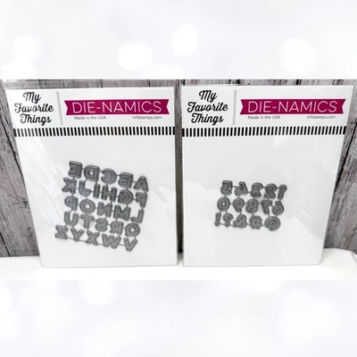 My Favorite Things ALFABETO DE SUBTÍTULOS Letras Mini Números Troqueles Foto 1 de 3