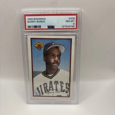 Bowman #426 Barry Bonds 1989 PSA 8 Foto 1 de 2